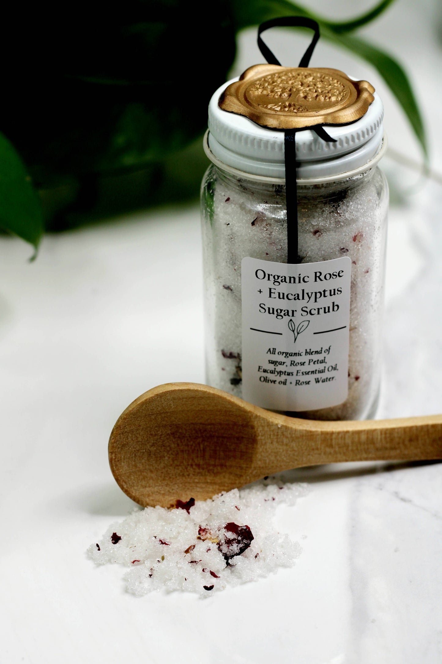 Organic Rose + Eucalyptus Sugar Scrub